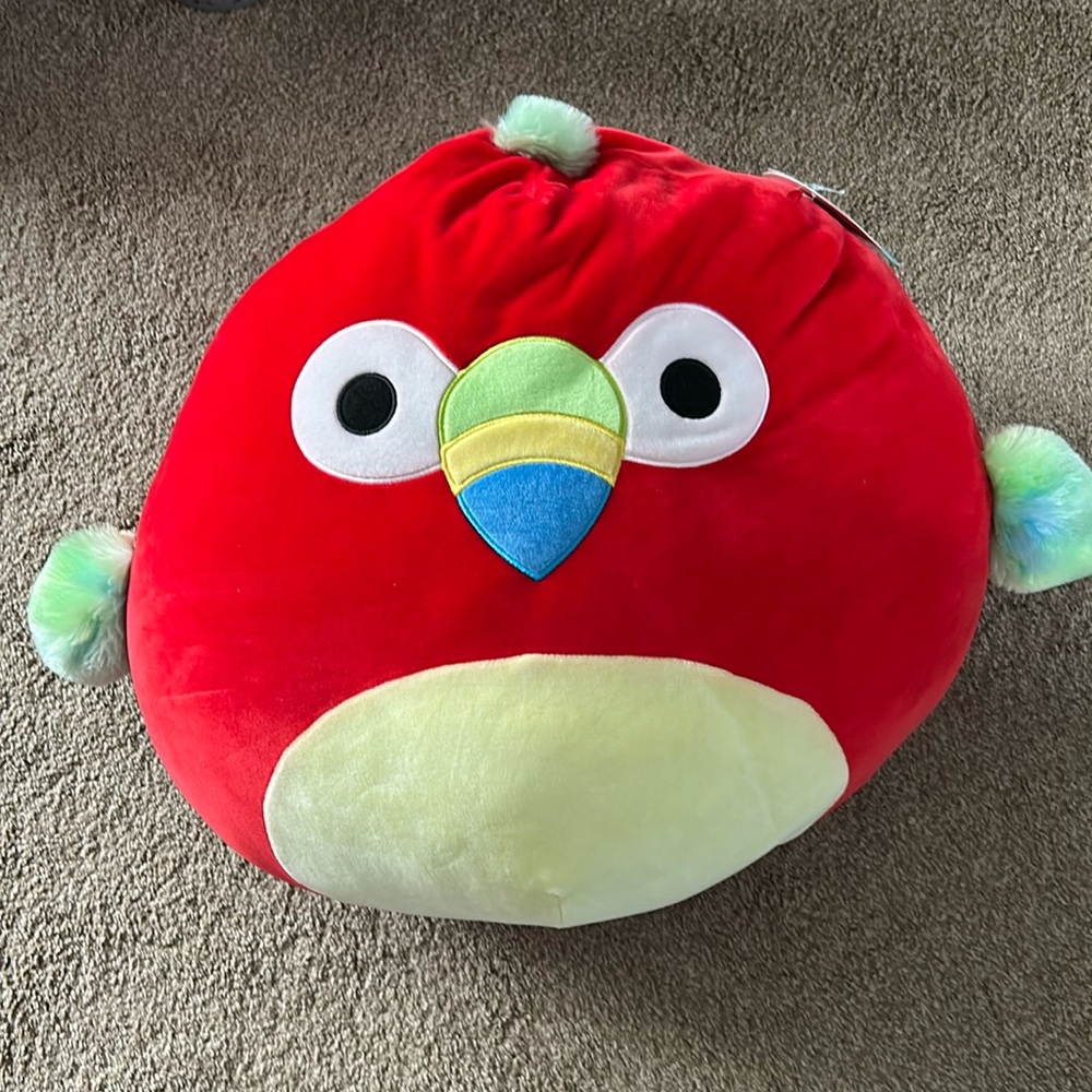 Parrot squishmallow 16 inches new with tags